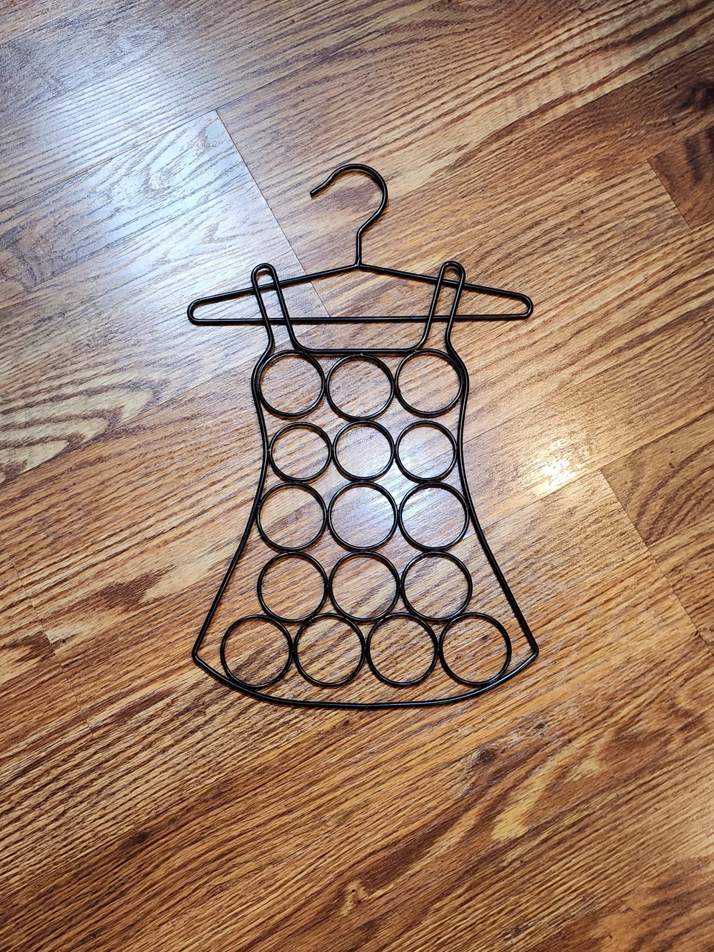 Black Dress-Shaped Scarf and Tie Hanger